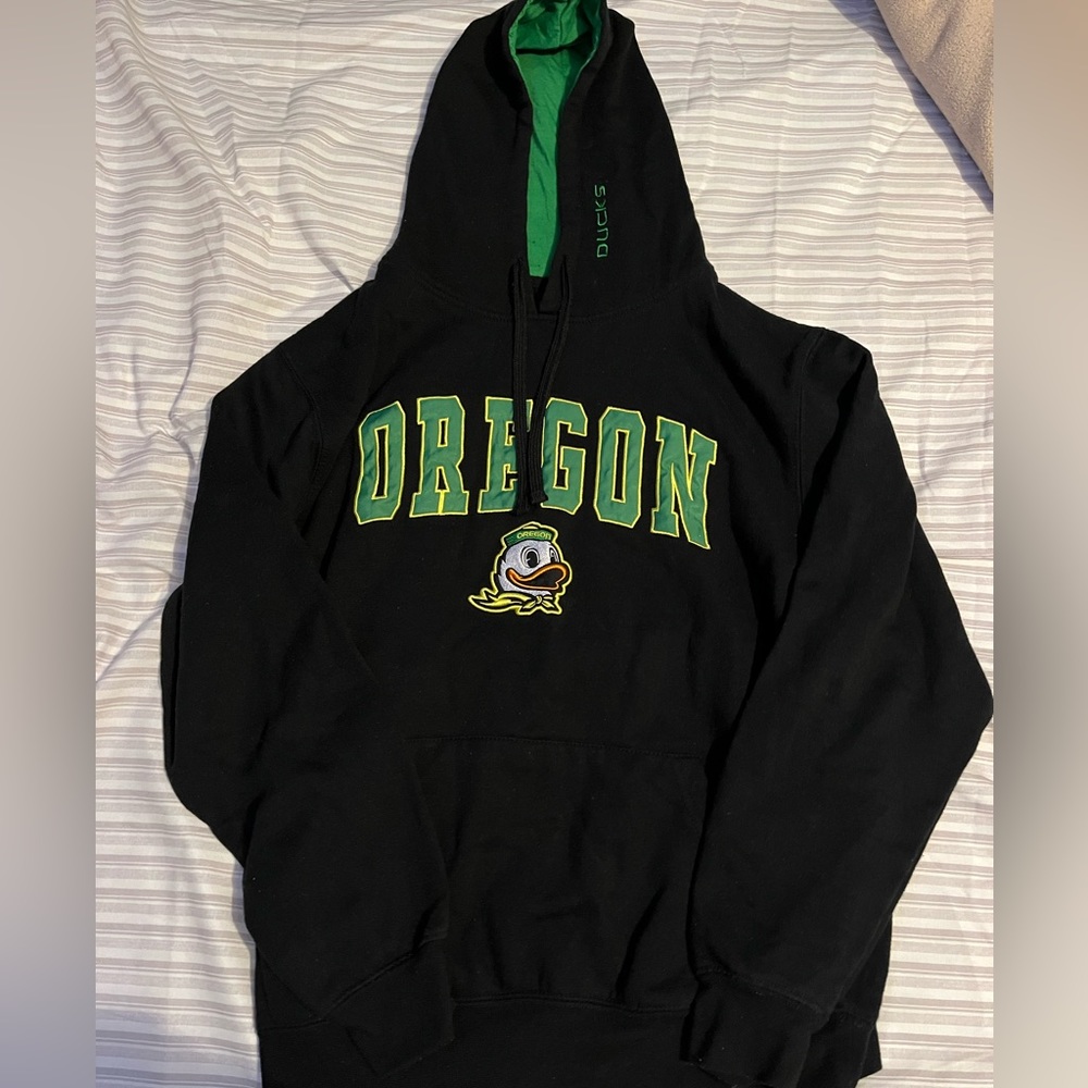 Oregon Ducks Colosseum Arch & Logo 3.0 Pullover Hoodie - Black